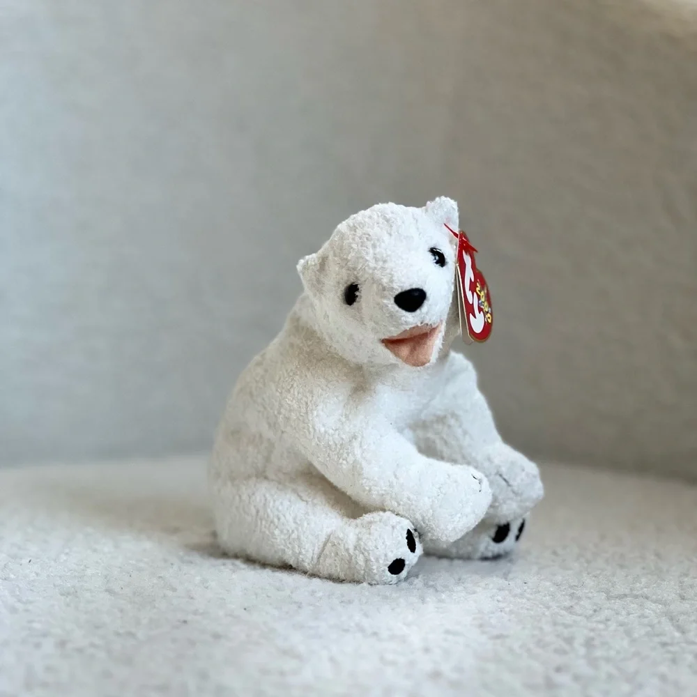 Ty Beanie Babies Aurora The Polar Bear - Picture 1 of 11